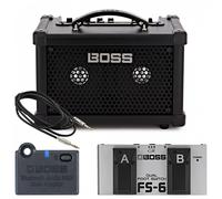 Boss Dual Cube Bass LX Bass Guitar Amplifier Complete Bundle