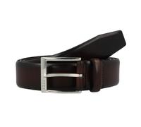 BOSS Cinturón fabricado en Italia con hebilla de la marca - StyleElloy-PC-An_Sz35, 50482241 Marrón oscuro 105