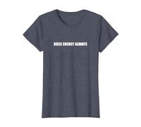 Boss Energy Siempre Camiseta, Mujer, Azul Jaspeado, M