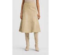 BOSS Falda evasé en piel de napa - StyleSevani, 50549157 Beige claro 40
