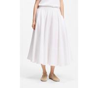 BOSS Falda evasé en popelín de algodón - StyleValie, 50565413 Blanco 38