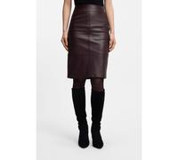 BOSS Falda lápiz de piel con diseño de paneles - StyleSelrita5, 50460741 Púrpura oscuro 32