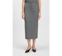 BOSS Falda lápiz en lana virgen jaspeada - StyleVulera, 50541977 Gris 38