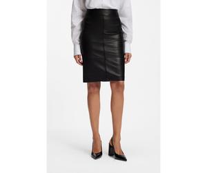 BOSS Falda lápiz slim fit de piel lisa - StyleSelrita5, 50460741 Negro 32
