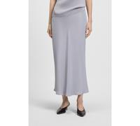BOSS Falda maxi regular fit de satén - StyleVesatie3, 50541819 Gris claro 32