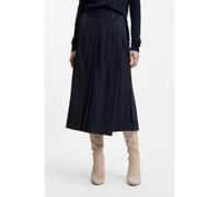 BOSS Falda plisada evasé en mezcla de lana - StyleVendra, 50553929 Azul oscuro 34