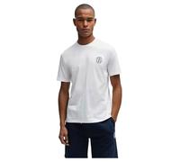 BOSS Fashion Short Sleeve Camiseta L, Blanco, L