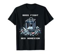 Boss Fight: Adhesión en la cama | Impresión 3D Pixel Art Camiseta