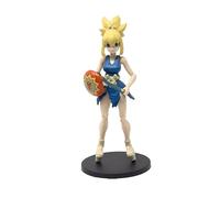 Boss Fight Studio Dr. Stone Kohaku Action Figure - Highly Articulate Collectible Figurine with Accessories Including Alternate Heads and Hands, Knives, Shield, and Water Barrel - 4” Scale