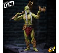 Boss fight studio vitruvian h.a.c.k.s. bur zagi mighty orc sovran figu