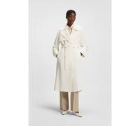 BOSS Gabardina con cinturón de tela - StyleCalissya, 50541507 Blanco 46