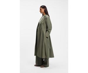 BOSS Gabardina repelente al agua con cinturón - StyleCalili, 50562366 Verde oscuro 40