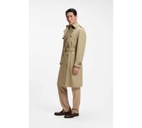 BOSS Gabardina repelente al agua en sarga de algodón - StyleH-JaredTrenchB1_263F, 50564567 Beige 52