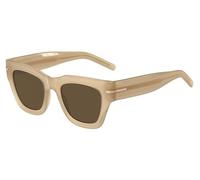 Hugo Boss Gafas de sol 1520/S – acetato beige, detalle dorado – para mujer, 51/21/145