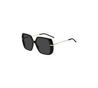 BOSS Gafas de sol de acetato negro a capas con patillas en tono dorado - StyleBOSS 1782/S2M257IR, 58329990 Negro pcs.