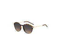BOSS Gafas de sol redondas en acetato con diseño Habana y patillas doradas - StyleBOSS 1662/S2IK53PR, 58122760 Marrón pcs.