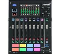 BOSS Gigcaster 8 | Mezclador de streaming de audio de 8 canales con entrada directa de guitarra/bajo | 4 entradas combo XLR/TRS | Micro estéreo integrado | 8 pads SFX | Interfaz de audio USB 20x14