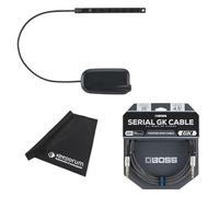 Boss GK-5 - Pastilla de guitarra para sintetizadores de efectos + cable BGK-15 serie GK + paño de microfibra keepdrum