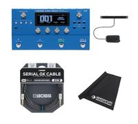 Boss GM-800 Dispositivo de efectos Pedal sintetizador + GK-5B Despegador de tono bajo + Cable BGK-15 + tambor de retención Paño de microfibra