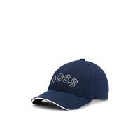 BOSS Gorra de piqué tejido con logo bordado - StyleCap-US, 50492737 Azul oscuro pcs.