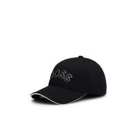 BOSS Gorra de piqué tejido con logo bordado - StyleCap-US, 50492737 Negro pcs.