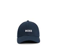Boss - Gorra de Sarga con Logotipo Central para Hombre, Azul (Spruce Blue), Talla única