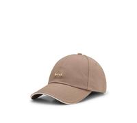 BOSS Gorra de sarga de algodón con detalle de logotipo metálico - StyleAri-ME, 50533367 Beige pcs.