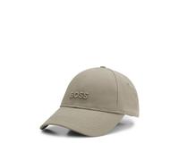 BOSS Gorra de sarga de algodón con logo bordado a tono - StyleAri, 50519889 Verde pcs.