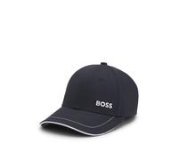 BOSS Gorra de sarga de algodón con logo bordado - StyleCap-1, 50492716 Azul oscuro pcs.