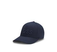 BOSS Gorra de sarga de algodón con logo bordado - StyleSeth-Boss, 50556418 Azul oscuro pcs.