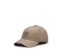 BOSS Gorra de sarga de algodón con monograma Double B bordado - StyleZed-B-Icon, 50533299 Marrón claro pcs.