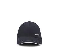 BOSS Gorra de sarga de algodón con ribetes en contraste y logo bordado - StyleCap-1, 50492716 Azul oscuro pcs.