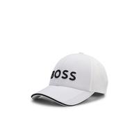 BOSS Gorra de seis paneles en piqué de punto con logo bordado - StyleCap-US-1, 50519247 Blanco pcs.