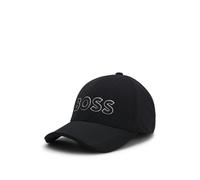 BOSS Gorra de seis paneles en piqué de punto con logo bordado - StyleCap-US-1, 50519247 Negro pcs.