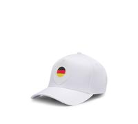 BOSS Gorra en sarga brillante con logo e insignia de bandera nacional - StylePoulin-BC D'LUX-Flag, 50562802 Alemania pcs.