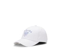 BOSS Gorra en sarga de algodón con diseño de tenis - StyleLach_Member, 50560401 Blanco pcs.