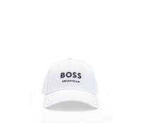 BOSS Gorra Equestrian de cinco paneles con detalles de logos - StyleCLASSIC CAP WHITE, B1U1601 Blanco pcs.