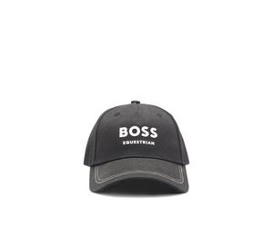 BOSS Gorra Equestrian de cinco paneles con detalles de logos - StyleCLASSIC CAP WHITE, B1U1601 Negro pcs.
