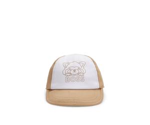 BOSS Gorra para bebés con logo de panda rojo bordado - StyleJ51676/26942, J51676 Marrón 44