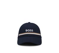 BOSS Gorra para equitación de algodón con logo bordado - StyleCAP TAPE PINE GROVE, B7U1602 Azul oscuro 55