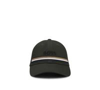 BOSS Gorra para equitación de algodón con logo bordado - StyleCAP TAPE PINE GROVE, B7U1602 Verde oscuro 57