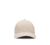 BOSS Gorra de lino con logo bordado - StyleZed-LN, 50539422 Beige claro pcs.