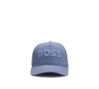 BOSS Gorra para niños en sarga de algodón con logo bordado - StyleJ53167/88156, J53167 Azul 58