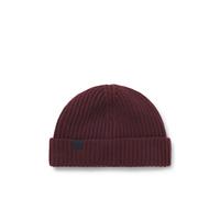 BOSS Gorro BECKHAM x BOSS de punto de canalé en mezcla de lana virgen y cashmere - StyleHero_Hat_DB, 50552850 Rojo oscuro pcs.