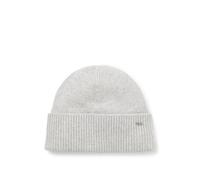 BOSS Gorro de punto de cashmere con tubo metálico con logo - StyleLonesta_hat, 50549311 Gris claro pcs.