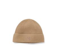 BOSS Gorro de punto de lana de cashmere con monograma Double B - StyleLeah-B-Icon_hat, 50557673 Beige pcs.