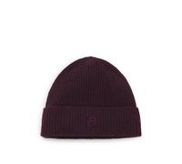 BOSS Gorro de punto de lana de cashmere con monograma Double B - StyleLeah-B-Icon_hat, 50557673 Burdeos pcs.
