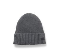 BOSS Gorro de punto en lana virgen con placa con logo - StyleFati, 50495306 Gris pcs.