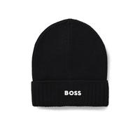 BOSS Gorro de punto para niños con logo de goma - StyleJ52616/724T2, J52616 Negro 58