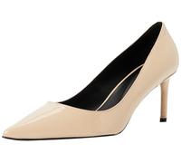 BOSS Gracey_pump70_PT, Tacones clásicos Mujer, Amarillo Abierto, 39 EU